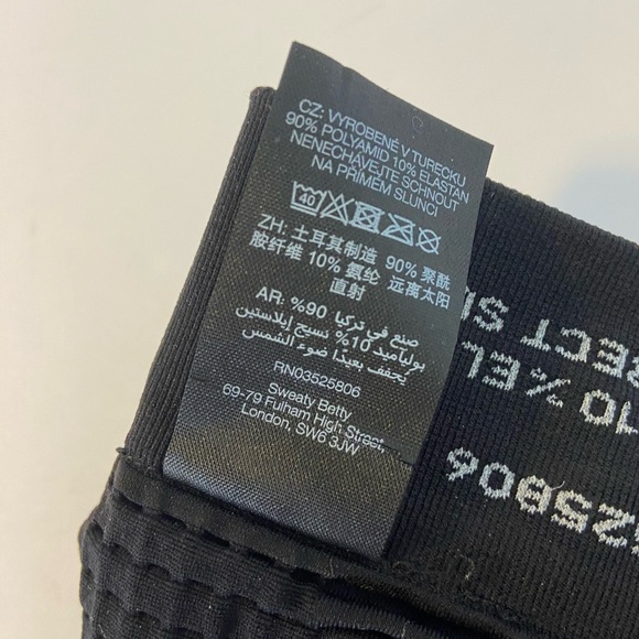 NWOT Sweaty Betty Black Stamina Sports Bra - Picture 6 of 9